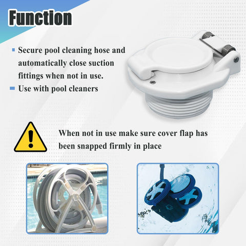 Ebrmeiwo W400BWHP corrosion-resistant material withstands pool chemicals over time.