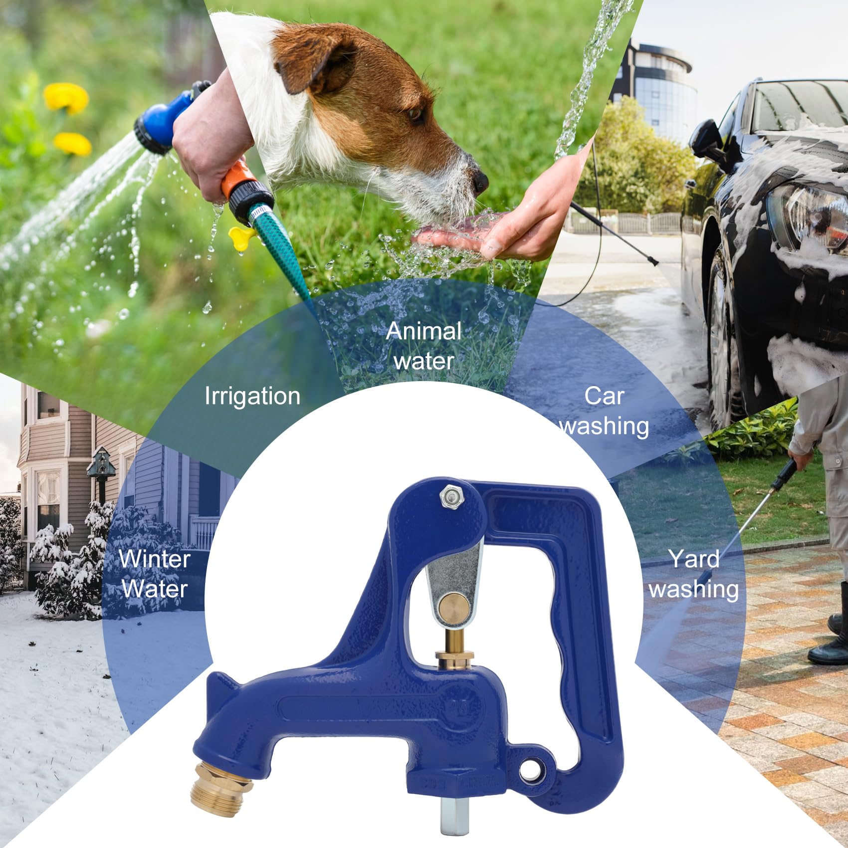Ebusin Yard Hydrant Head installation guide supports confident top replacement