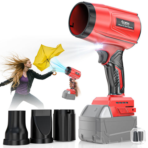 Ecarke cordless leaf blower delivering 800000 rpm power for fast outdoor cleanups.