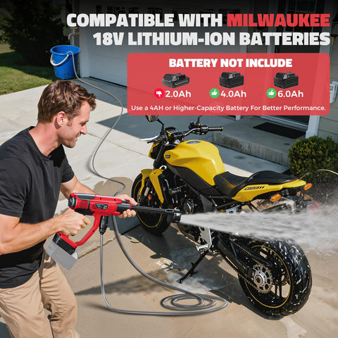 Ecarke lightweight portable body enables easy carry for on-the-go cleaning.