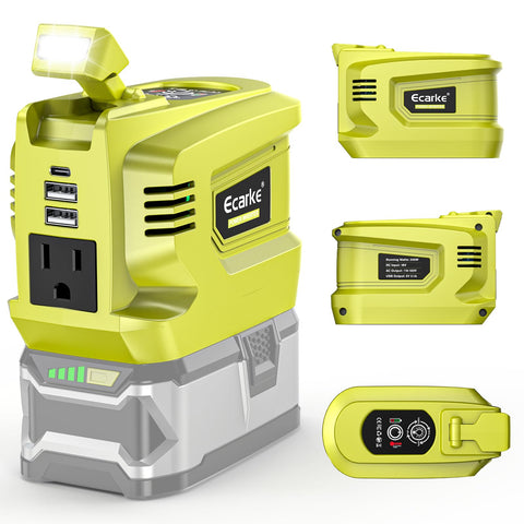 Ecarke lightweight portable inverter is easy to carry on trips and commutes.