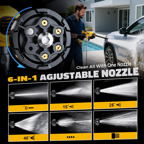 Ecarke cordless cleaner suit for cars, decks, fences, and more