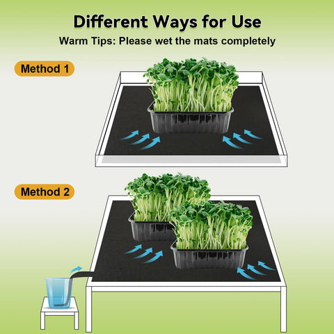 eccandiedhaws seed-starting indoor use supports even germination
