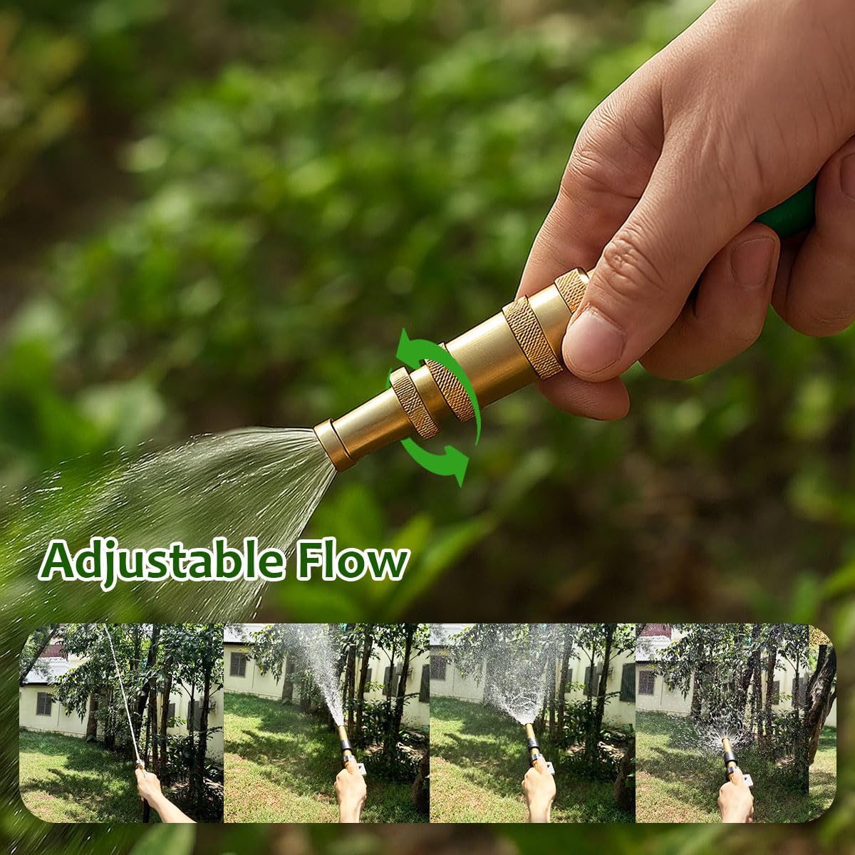 ECCLEUTH brass nozzle used for patio and driveway cleaning.