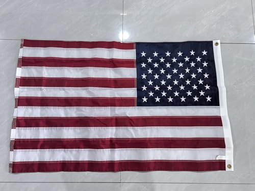 Echidna flag with embroidered stars for premium yard display.