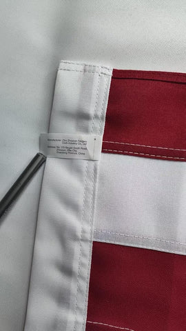 Echidna imported flag offers classic American styling.
