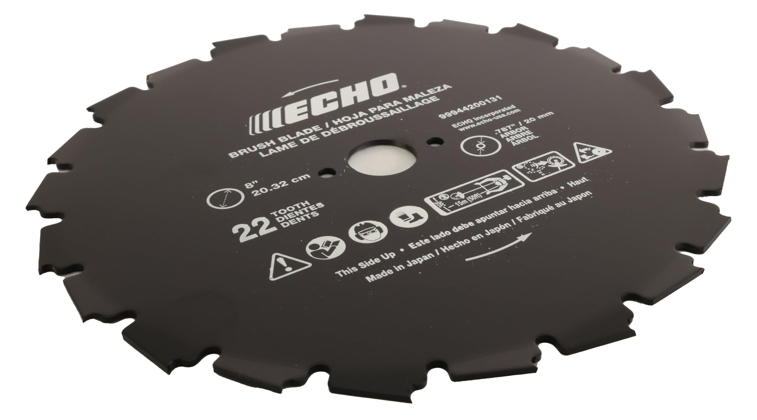 Echo 22 tooth blade ideal for efficient brush clearing and clean cuts