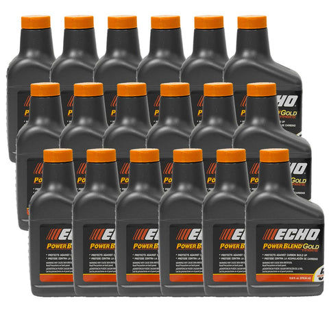 Echo 6450005 packaging shot for Power Blend 2-cycle oil, ideal for 2-stroke engines.