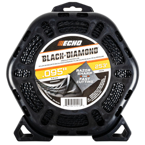 Echo Black Diamond 1 lb donut spool 253 ft line for versatile lawn trimming.