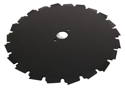 Echo brushcutter blade installation guide demonstrating proper fit and use