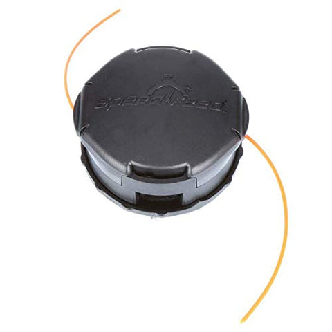 Echo GT trimmer head in use with genuine replacement part for smooth feeding