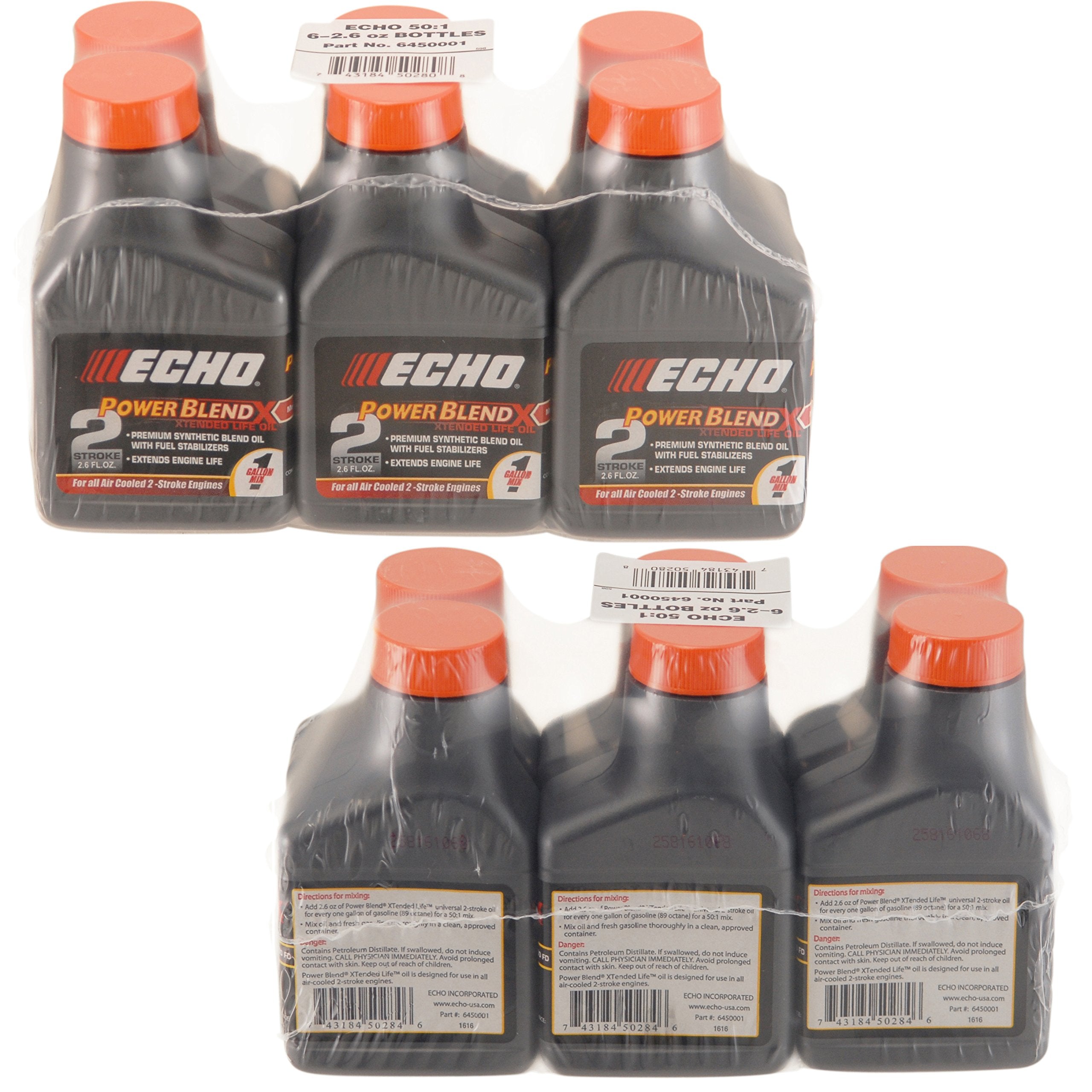 Echo Power Blend pour action shows simple fueling prep in field.