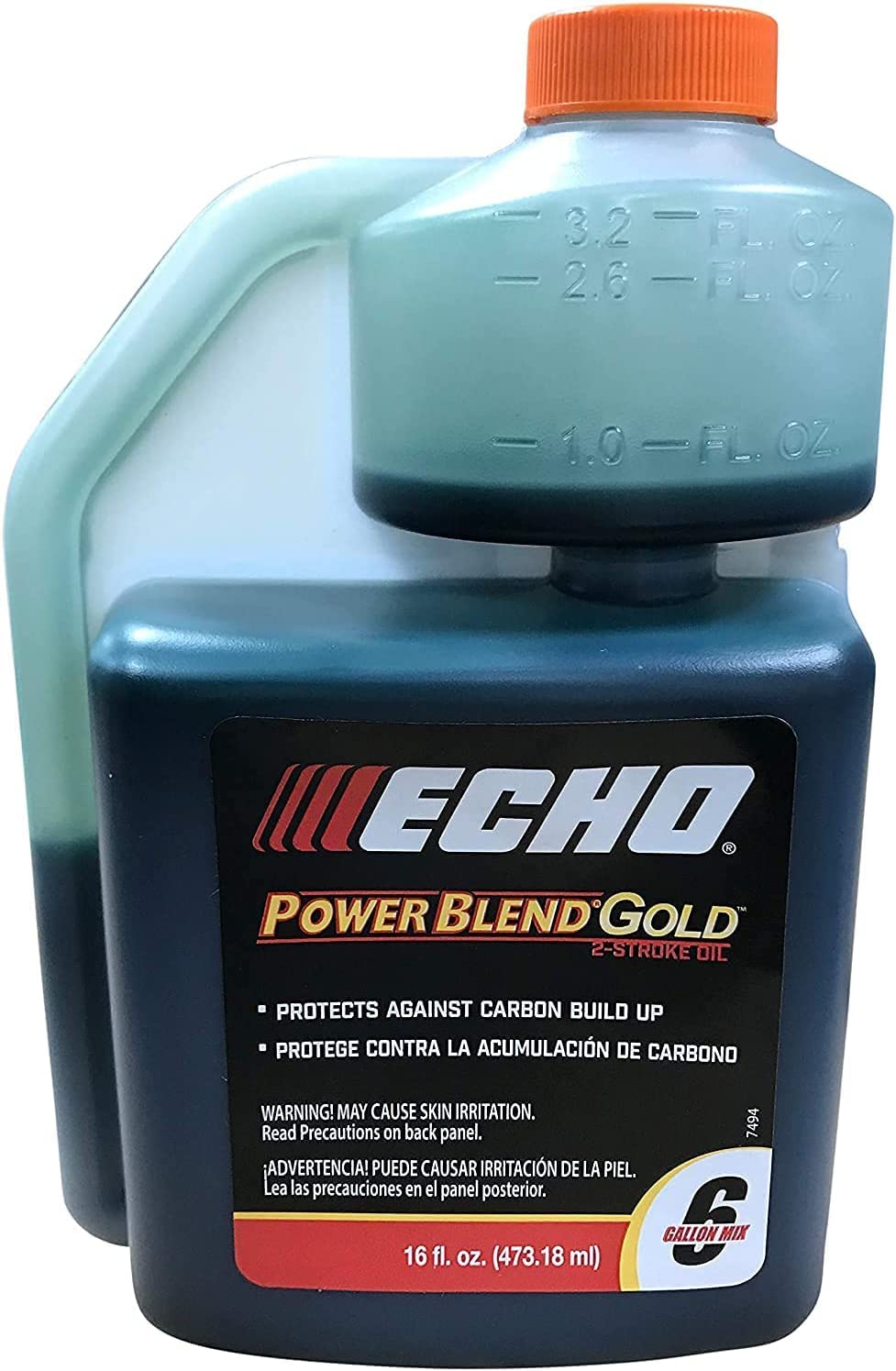 ECHO Powerblend Gold 16oz bottle with clear labeling for easy mixing