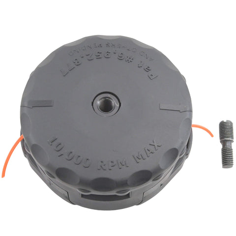 Echo Speed-Feed 400 installed on curved-shaft trimmer demonstrates fast line replacement