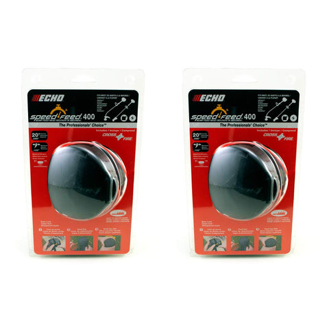 ECHO Speed-Feed 400 head, front view, universal compatibility.
