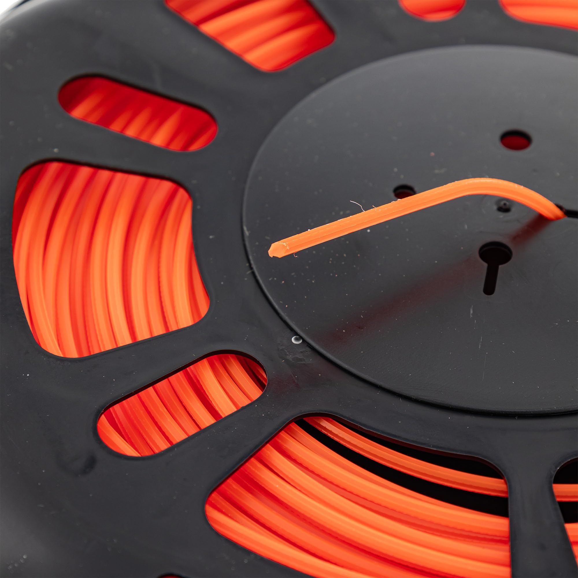 Echo trimmer line in action image conveys reliable performance on tough grass and weeds.