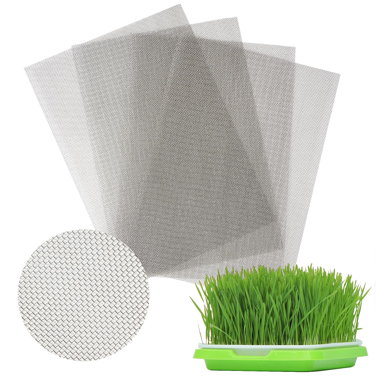 Ecmln seed sprouting mat in 8.2 by 11.8 inches fits standard trays for germination
