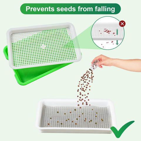 Ecmln ultra-fine-hole mesh mat supports even moisture and prevents sticking
