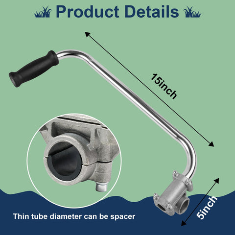 Ecmln weed eater handle bracket clamp enables quick and secure attachment.