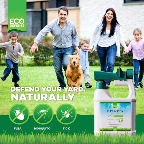 Eco Defense family-friendly spray supports yard safety without harsh chemicals.