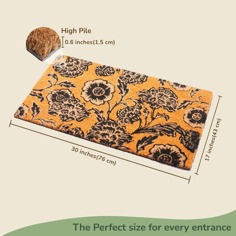 Eco Living entryway mat suited for indoor and outdoor use in busy spaces