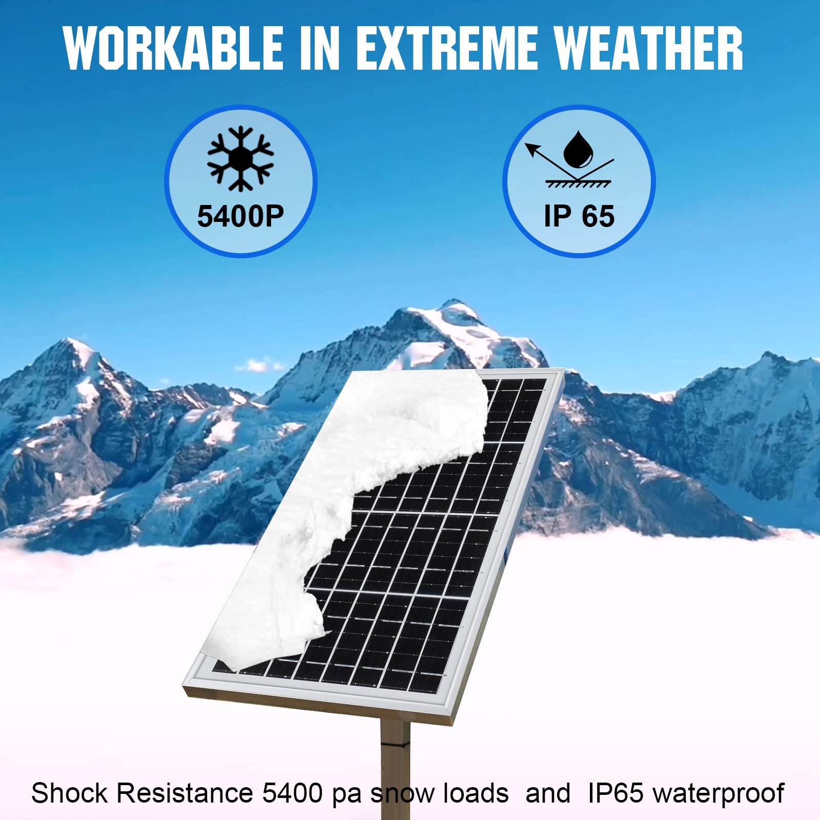 ECO-WORTHY 10W compact portable design for tight spaces