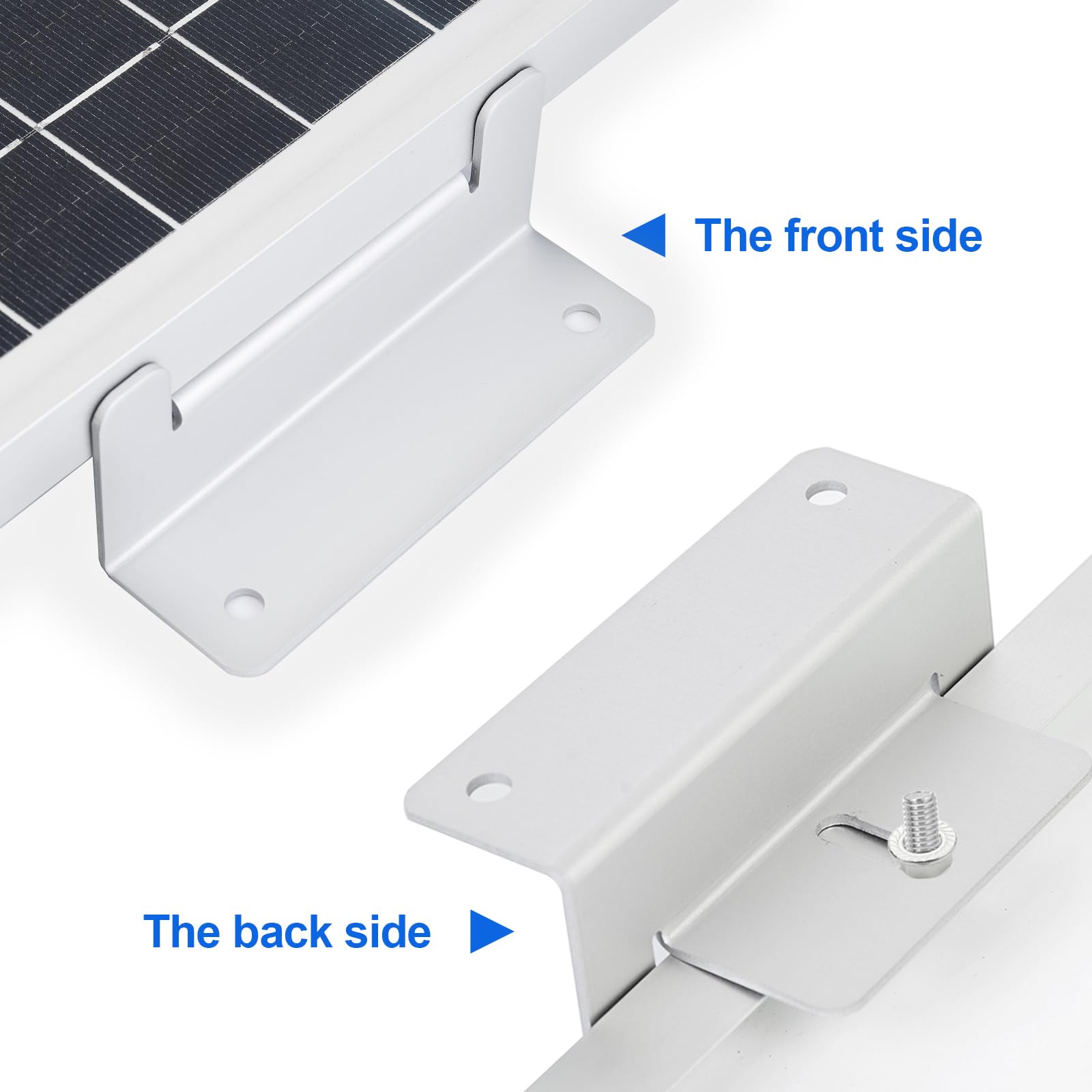 Eco-Worthy solar mounting system suitable for flat roofs