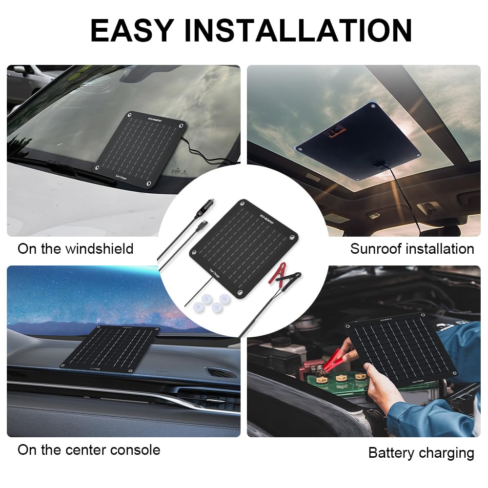 Open circuit voltage test capability on the Eco-Worthy charger.