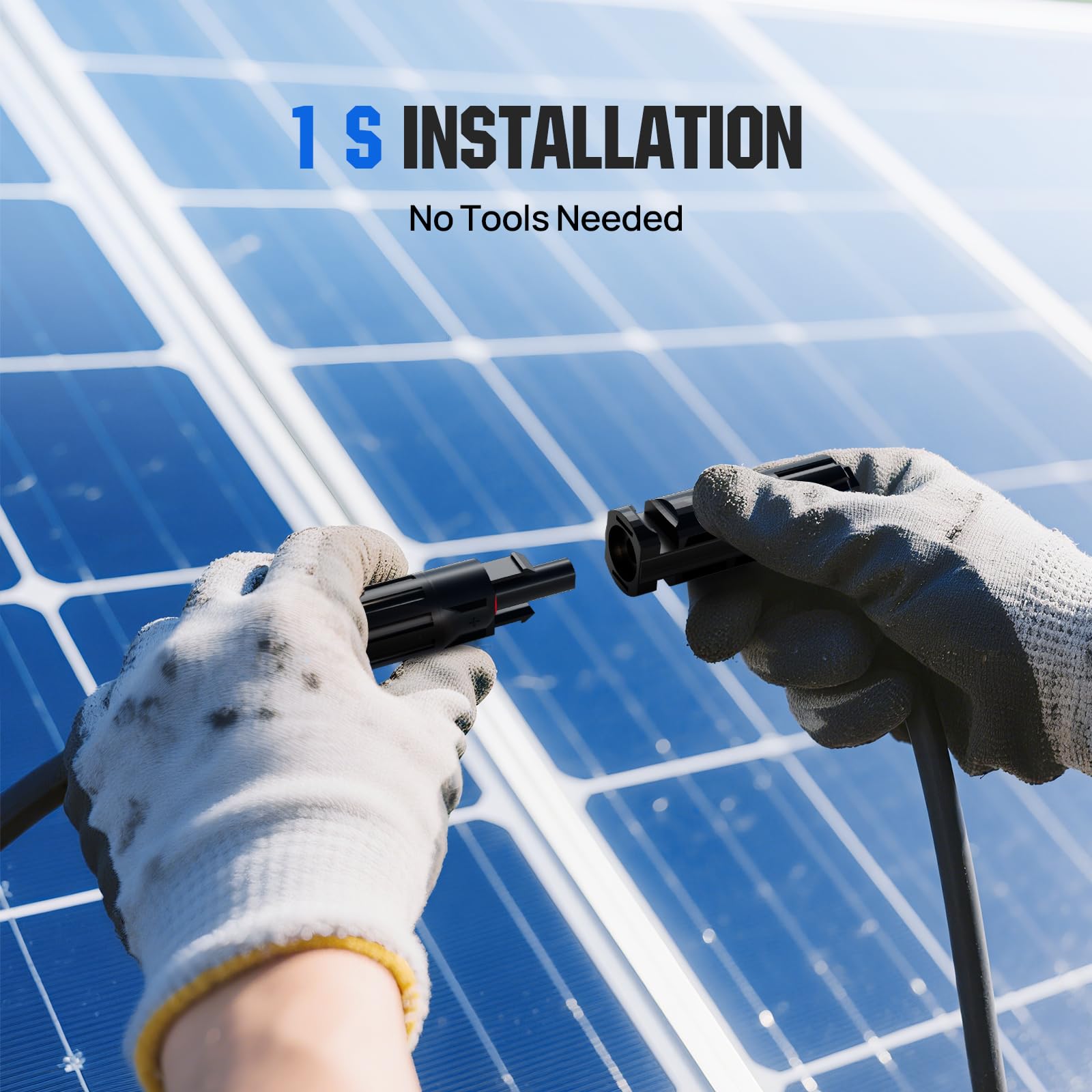 Eco-Worthy plug-and-play design simplifies field wiring.