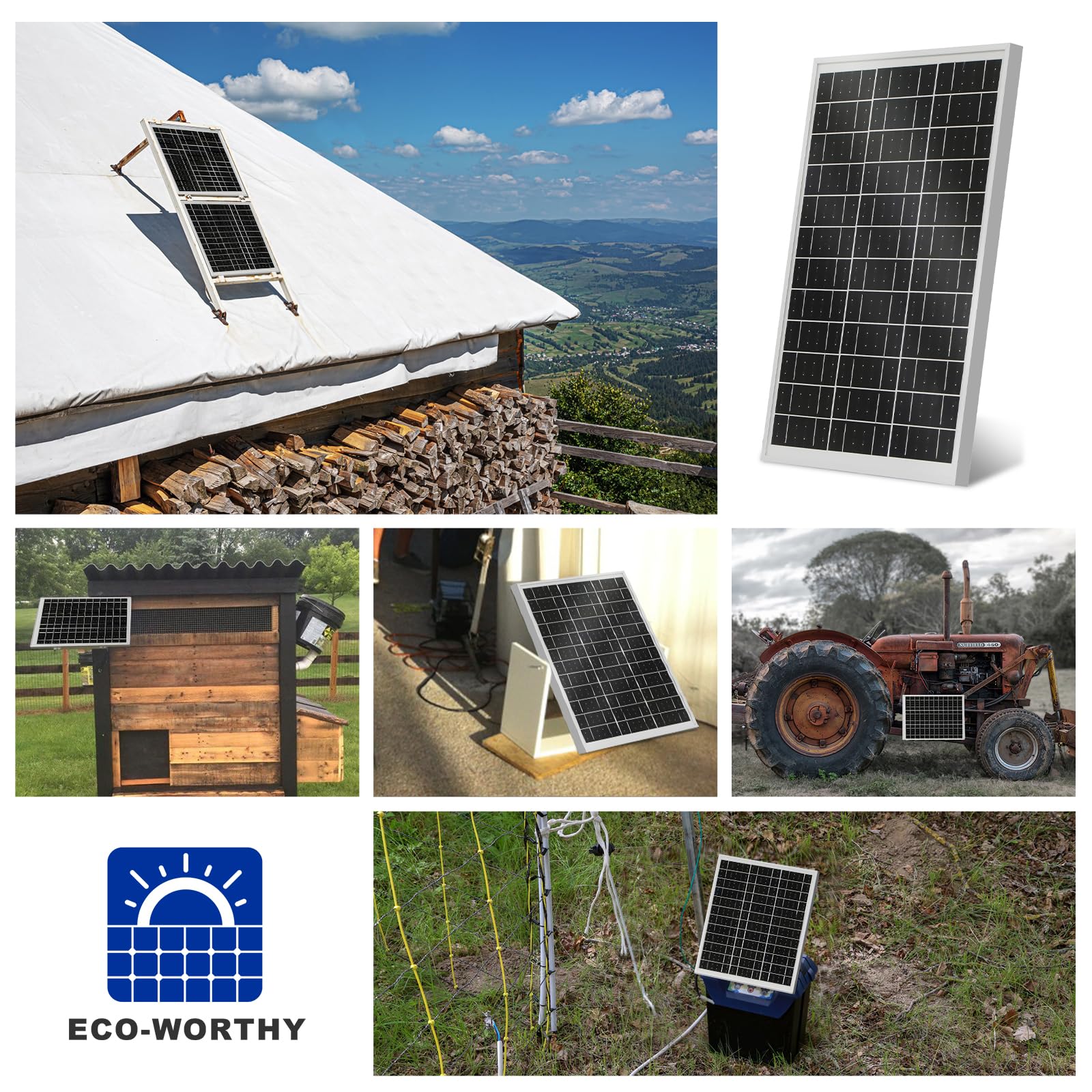 Eco-Worthy 25W delivers up to 100Wh daily for 12V systems