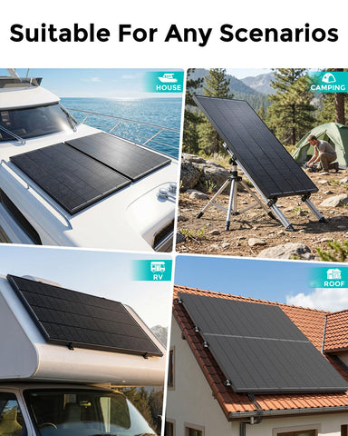 ECOBOSS 200W aluminum frame detail highlighting corrosion resistance