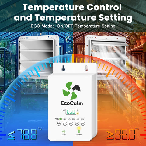 EcoCalm 12in fan with IP44 blades for outdoor installation