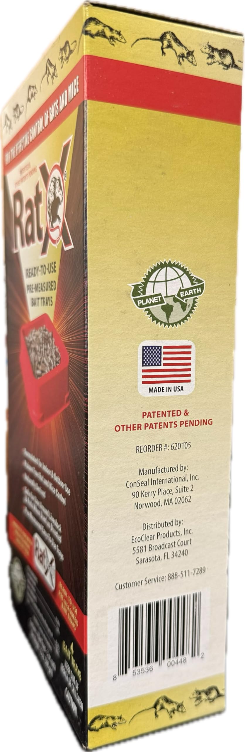 EcoClear RatX odor reduction in rodent control