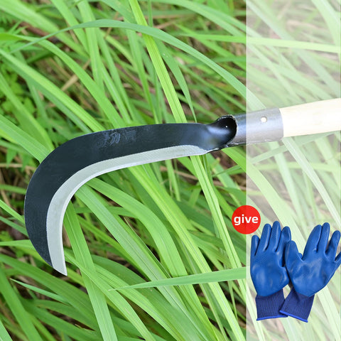 EcoDigiLife Billhook Sickle ergonomic handle reduces back and knee strain