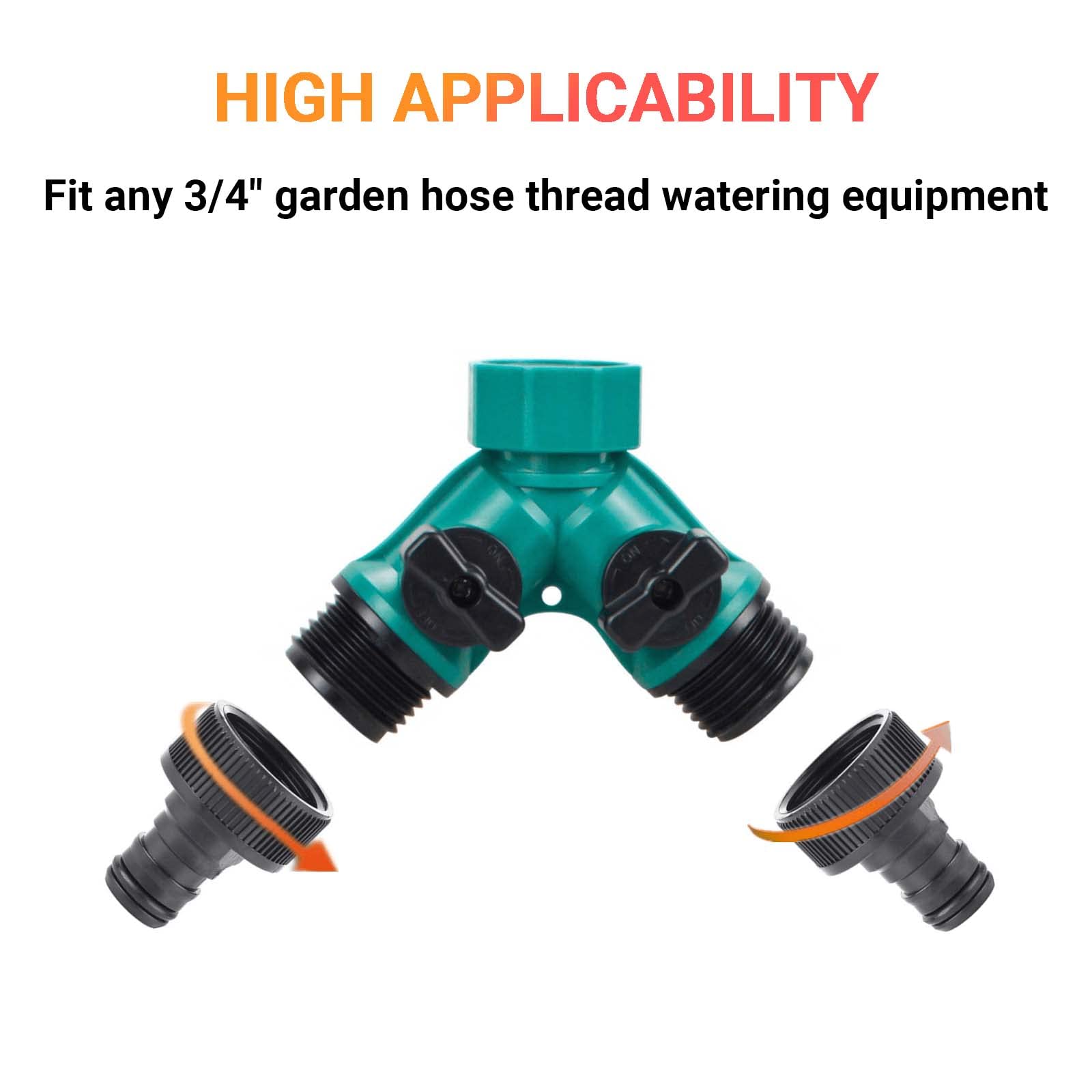 ECOESPTI long valve design ensures smooth on off control for precise watering.