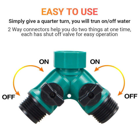 ECOESPTI outdoor tap splitter enables tool-free, fast installation.