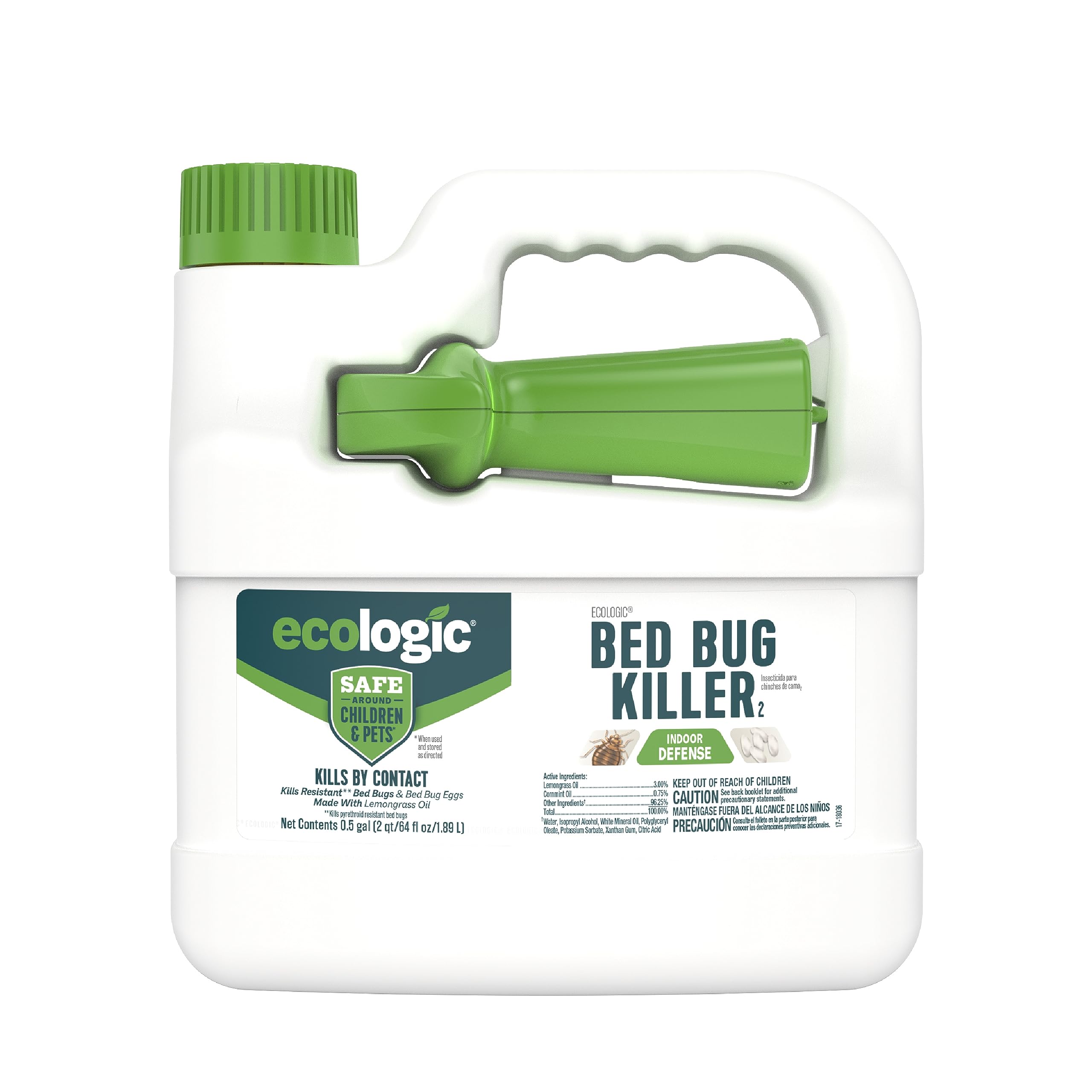 EcoLogic bed-bug-killer-spray-bottle targets bed bugs on contact