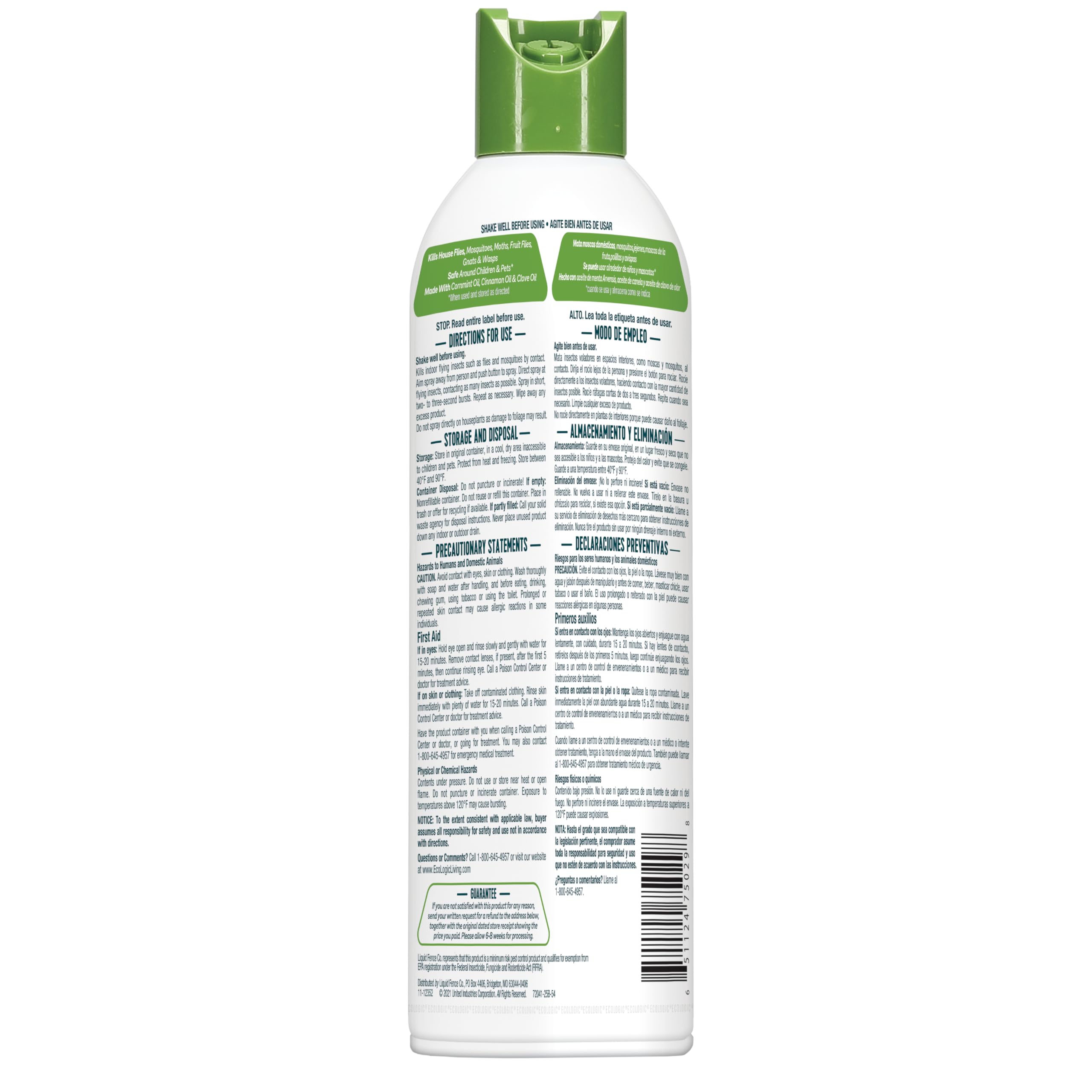 ecologic flying insect killer safe storage around kids and pets when used as directed