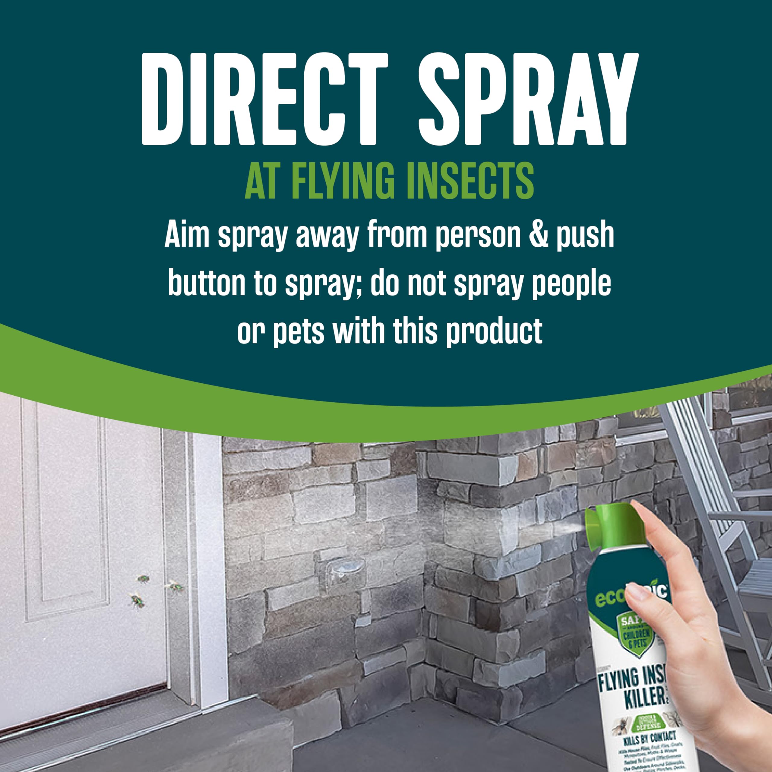 ecologic flying insect killer outdoors to deter mosquitoes and moths