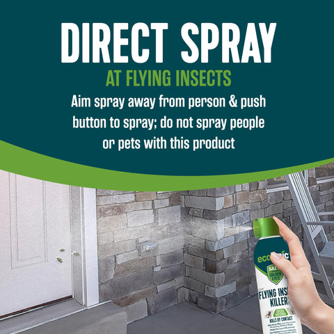 ecologic flying insect killer outdoors to deter mosquitoes and moths