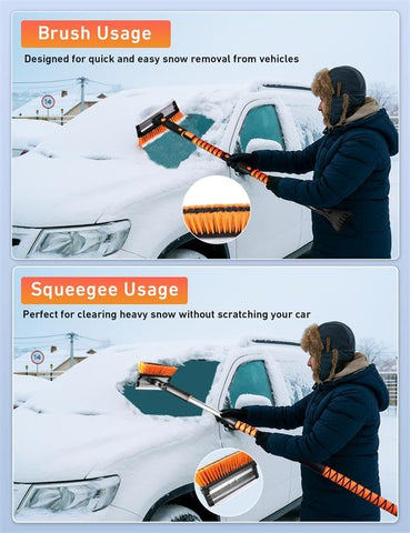 EcoNour foam grip non-slip handle enhances comfort during car cleaning.