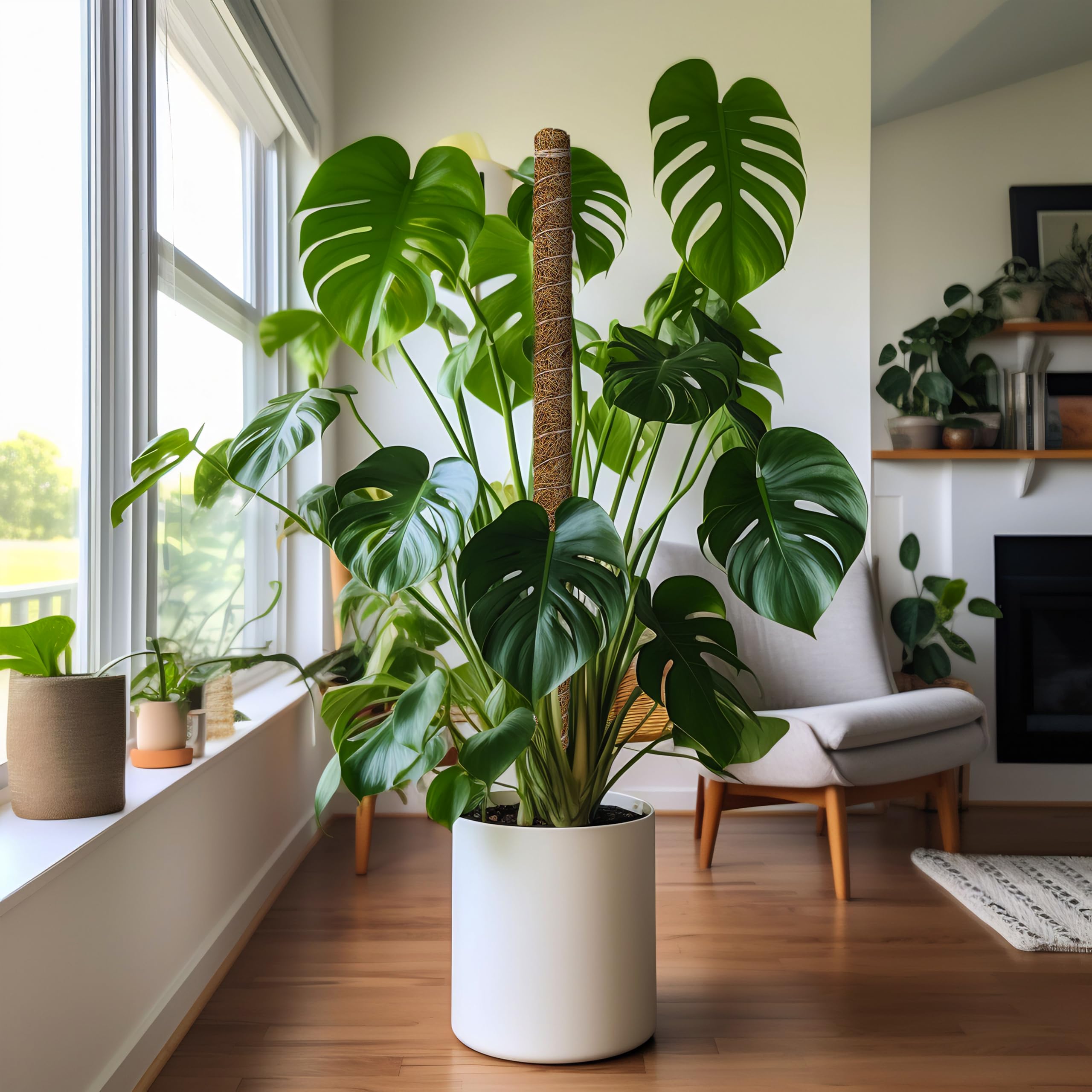 EcoNour moss pole heart arch spiral adds decorative support