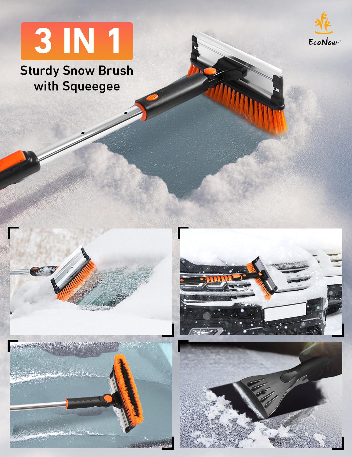EcoNour SUV and pickup compatibility supports multi-vehicle winter prep.