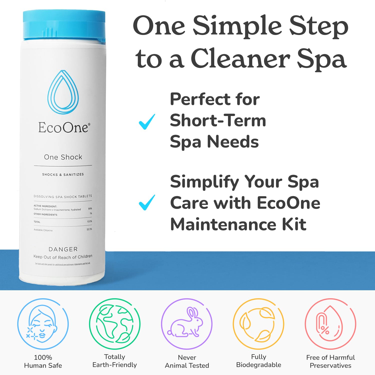 EcoOne Filter Cleanser cleans cartridges for better filtration and easier maintenance