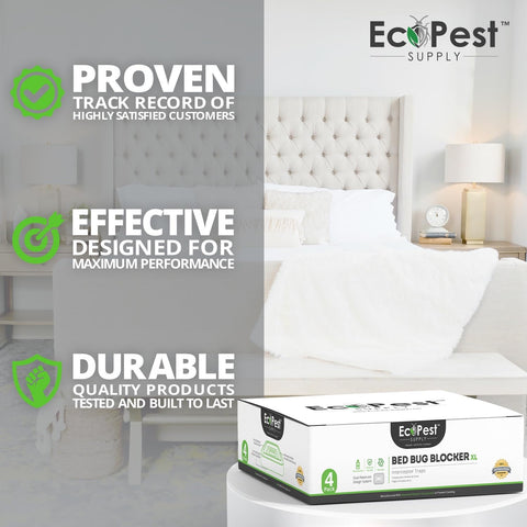 ECOPEST Bed Bug Blocker XL large post design fits bigger posts.