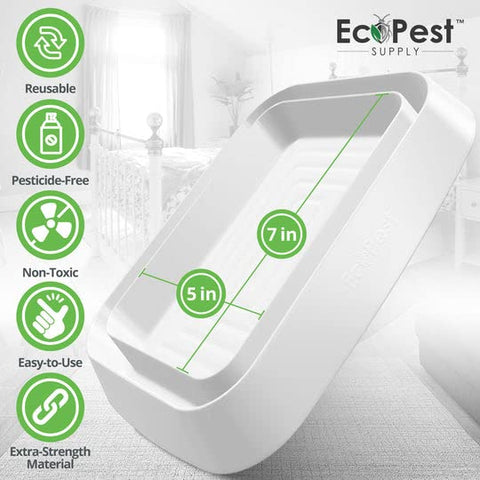 ECOPEST Bed Bug Blocker XL on furniture legs delivers protection.