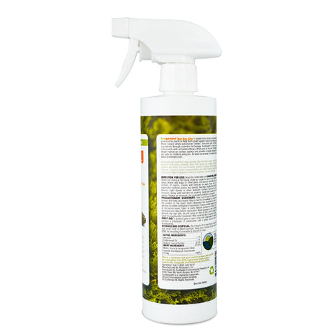 EcoRaider application on mattress seam targets bed bug hiding spots.