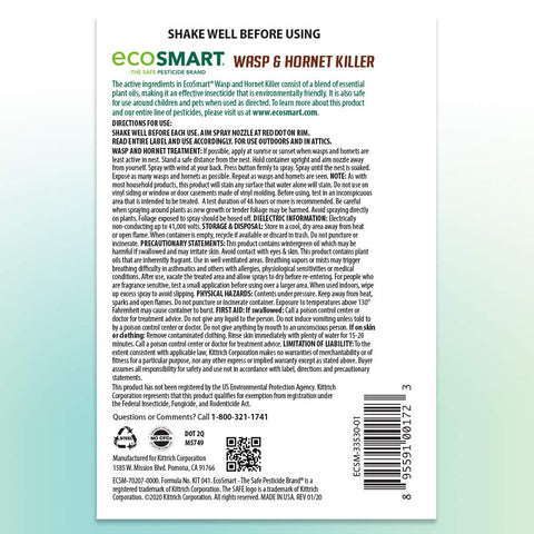 EcoSmart 9oz can with fresh scent in garden setting.