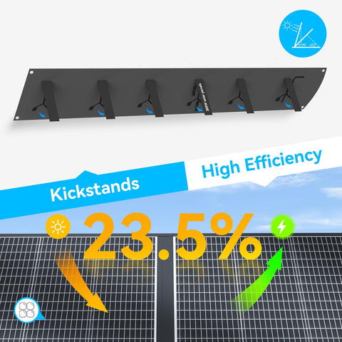 Ecosonique solar panel compatible with EcoFlow, Jackery, Bluetti and more