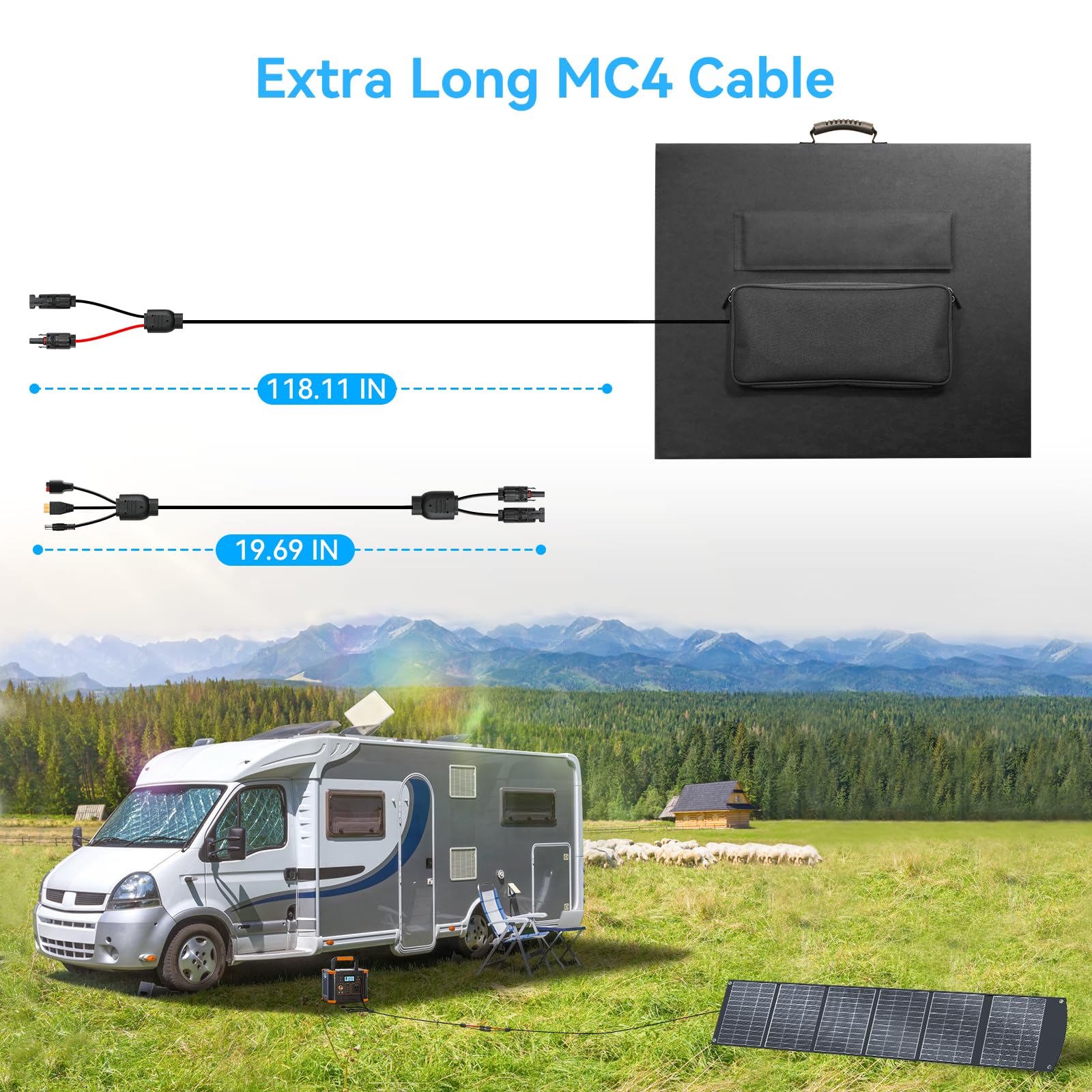Ecosonique multi-output system supports XT60, Anderson, and DC8020 cables